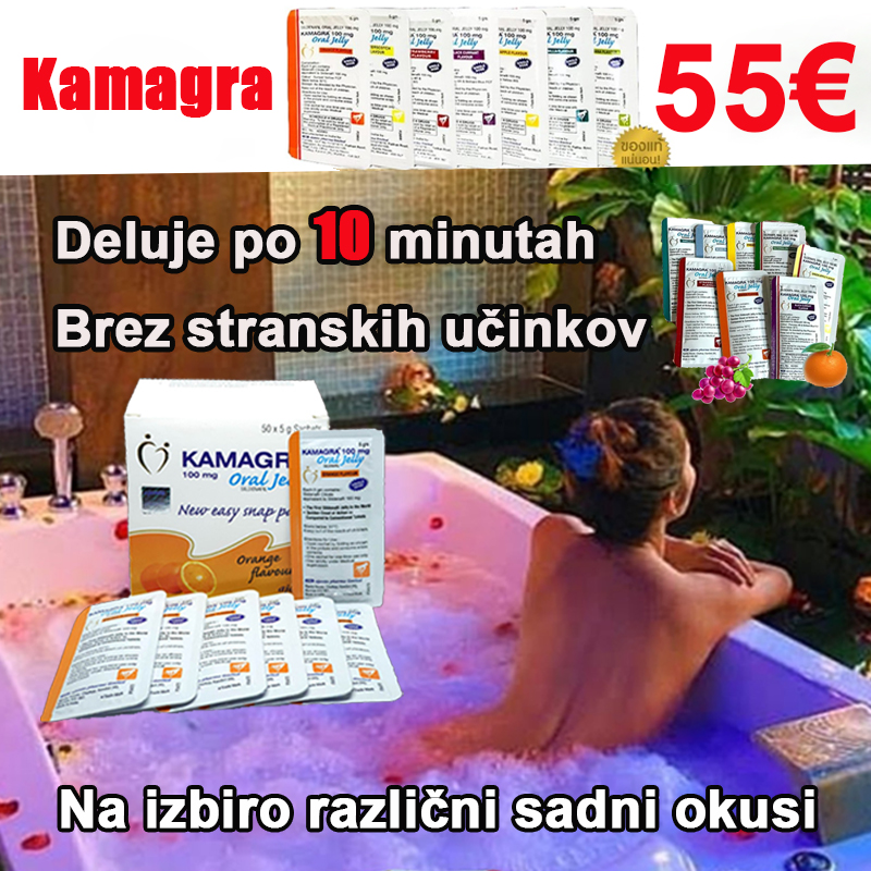 1 škatla Kamagra oralnega želeja [100 mg × 50 vrečk] samo 55 €